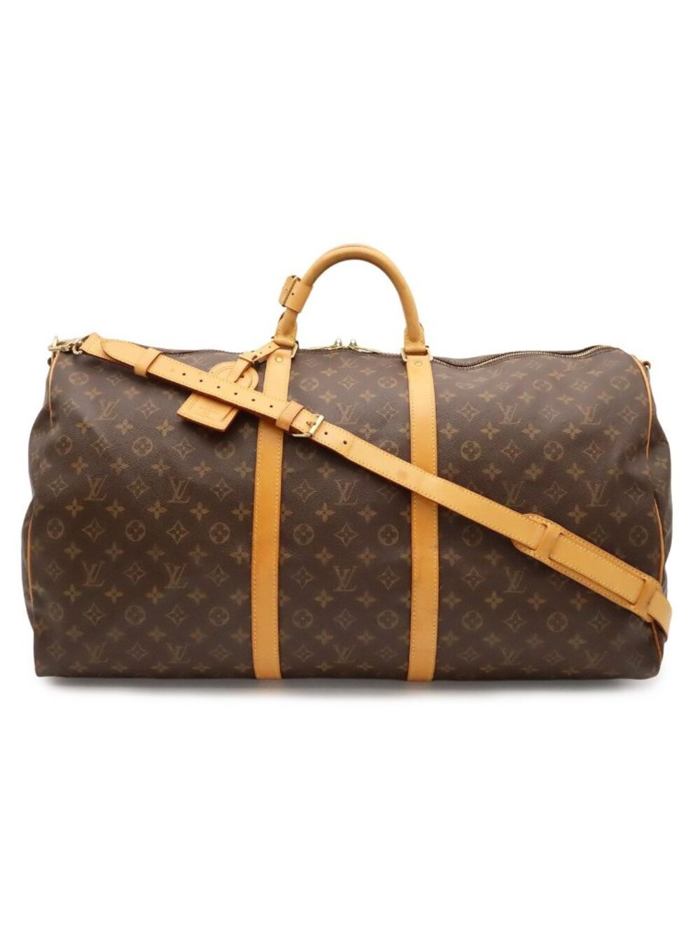 Louis Vuitton Monogram Keepall Bandouliere 60 Boston Bag Purse 2-Way